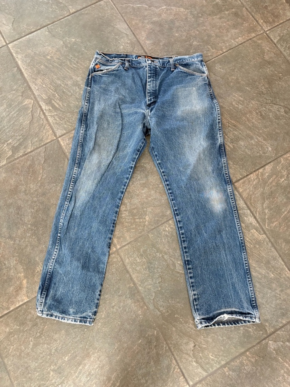 Wrangler Flame Resistant Men’s Denim Jeans 38x32 FR13MWZ